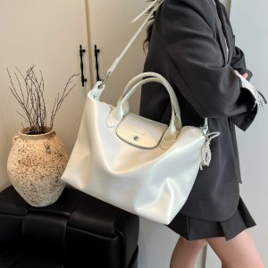 Large-Capacity Tote Bag, Long Bags, Portable Dumpling Bag, Messenger Bag, Fashionable Trendy Waterproof Shoulder Bag.