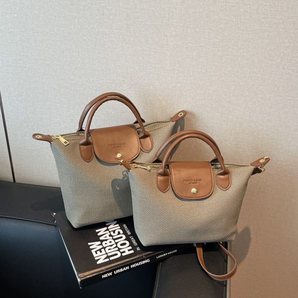 Oxford Cloth Dumpling Shoulder Bag Women Trendy Handbag