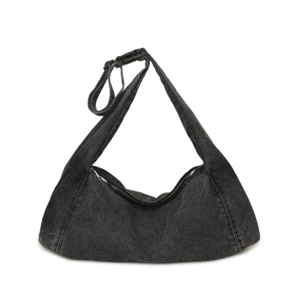 Large Capacity Denim Dumpling Bag Spice Girl Shoulder Bag