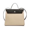 High-End Canvas Splicing Kelly Bag Large-Capacity Shoulder Bag