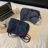 Retro Denim Messenger Bag for Commuters