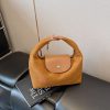 Suede Tofu Bag Versatile Shoulder Messenger Handbag