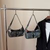 Babes Denim Shoulder Bag Commuter Messenger Bag