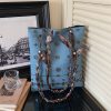 Retro Sequined Tote Bag for Women