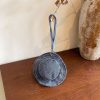 Creative Hat Change Mini Denim Headphones Storage Handbag
