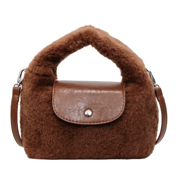 Cute Plush Dumpling Dragon Shoulder Messenger Bag