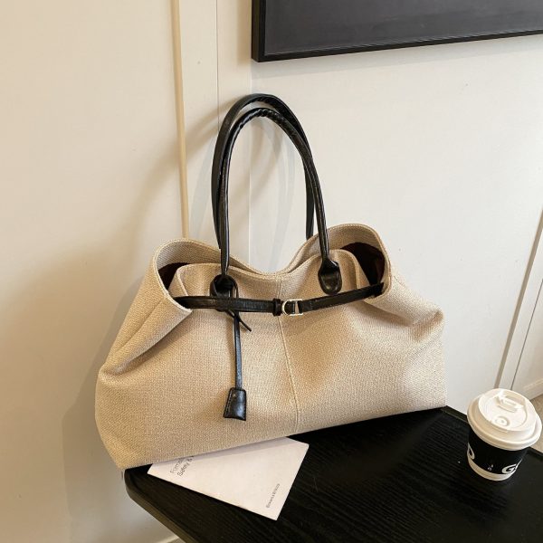 Vintage Denim Large Capacity Tote Bag for Women