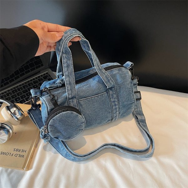 Denim Handbag Women’s Shoulder Bag Casual Trendy Mother Bag