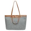 Denim Shoulder Bag Large Capacity Daily Tote