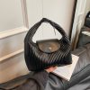 Messenger Bag Women Pleated Shoulder Handbag Trendy Versatile