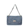 Denim Canvas Tote Bag Retro Commuter Shoulder Bag
