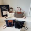 Fashion Oxford Dragon Embroidery Dumpling Handbag Large Capacity