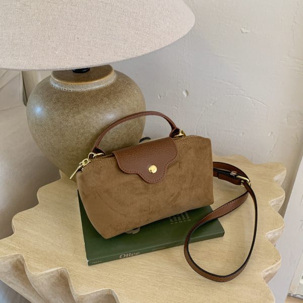 Suede Dumpling Shoulder Bag Women’s Crossbody Handbag