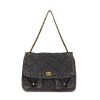 Denim Large Capacity Fragrant Wind Messenger Bag Diamond Chain Shoulder Bag