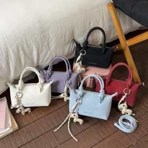 Trendy Retro Dumpling Bag Casual Versatile Dragon Bags Xiang Style Fashion Single Shoulder Simple Commuting Trade Messenger Bag