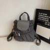College Dragon Backpack Women Trendy Pleated Nylon Bag