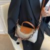 Retro Nylon Dragon Dumpling Shoulder Messenger Bag