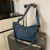 Literary Artistic Mori Denim Small Satchel Casual Retro Shoulder Bag