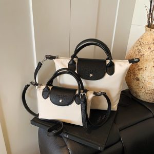Popular Dumpling Bag Women'S Nylon Splicing Light Luxury Dragon Bags Xiang Change Light Shoulder Messenger Handbag