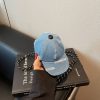 Denim Baseball Cap Messenger Bag with Earphones Storage