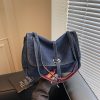 Retro Denim Messenger Bag for Commuters