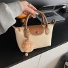 Portable Dumpling Shoulder Bag for Women, Light Luxury
