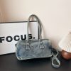 Versatile Women’s Large-Capacity Denim Shoulder Bag