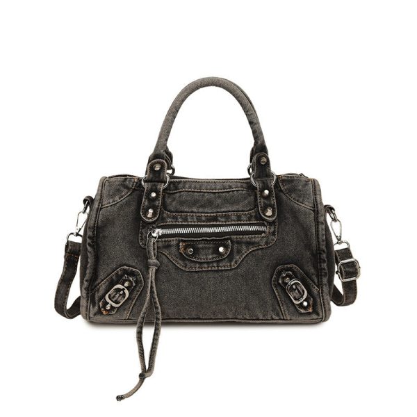 Retro Denim Locomotive Bag – Spice Girl Messenger Bag