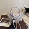 Retro Dragon Print Dumpling Shoulder Bag | Trendy Handbag