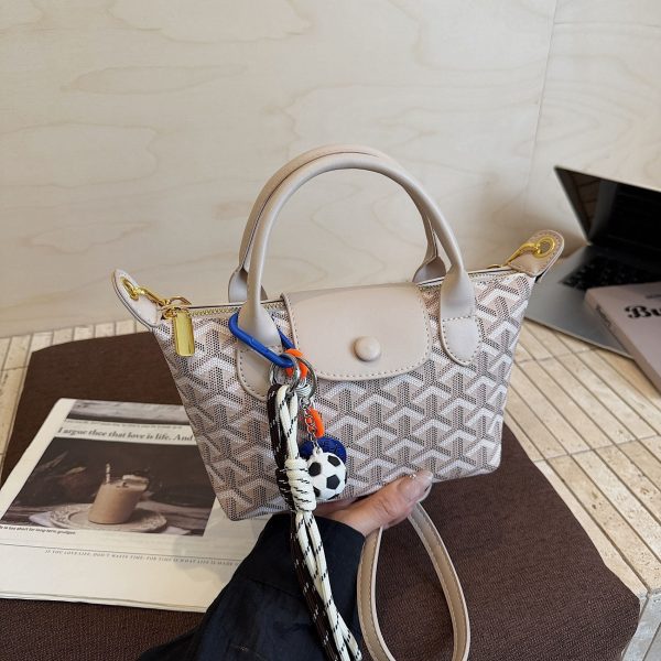 Retro Dragon Print Dumpling Shoulder Bag | Trendy Handbag