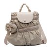 College Dragon Backpack Women Trendy Pleated Nylon Bag
