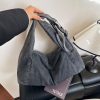 Large Capacity Denim Dumpling Bag Spice Girl Shoulder Bag