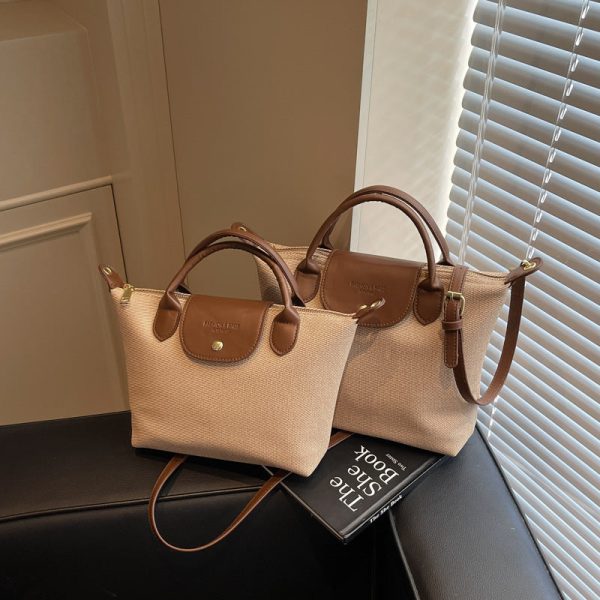 Oxford Cloth Dumpling Shoulder Bag Women Trendy Handbag