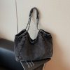 Autumn Messenger Bag Women’s Denim Casual Commuter Shoulder Bag