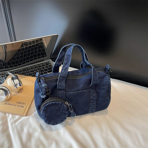 Denim Handbag Women’s Shoulder Bag Casual Trendy Mother Bag
