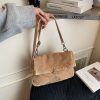 Retro Denim Shoulder Bag for Women – Large Capacity Commuter Envelope Bag
