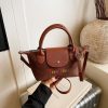 Dragon Bags Textured Splicing Shoulder Messenger Bag Women