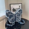 Butterfly Denim Shoulder Bag – Spice Girl Style