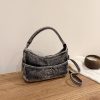One Shoulder Messenger Bag Women’s Commuter Denim Handbag