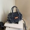 Denim Small Square Messenger Bag Female Portable Pillow Bag