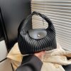 Messenger Bag Women Pleated Shoulder Handbag Trendy Versatile