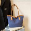 Commuting Denim Shoulder Bag High-End Versatile Tote