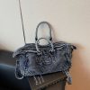Personalized Denim Shoulder Bag – Classic Retro Messenger