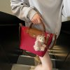 Luxury Dragon Nylon Tote Bag Large Capacity Shoulder Bag