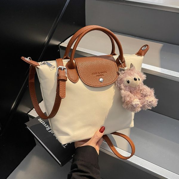 Luxury Dragon Nylon Tote Bag Large Capacity Shoulder Bag