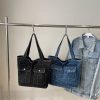 Personality Denim Commuter Bag Large Capacity Casual Tote