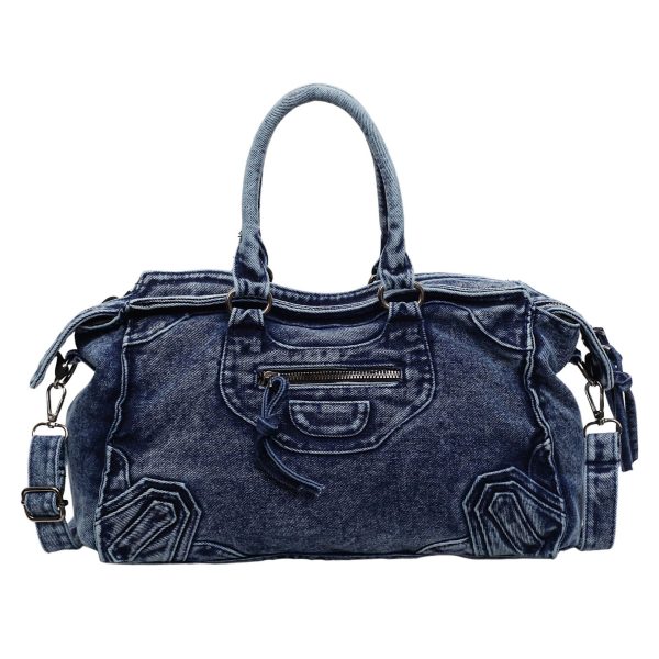 Personalized Denim Shoulder Bag – Classic Retro Messenger