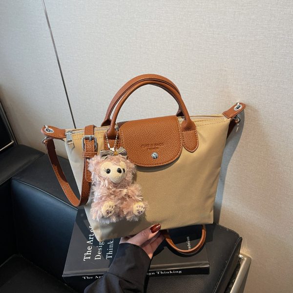 Luxury Dragon Nylon Tote Bag Large Capacity Shoulder Bag
