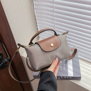 Nylon Dumpling Bag Mini Shoulder Crossbody Messenger Handbag