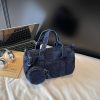 Retro Denim Messenger Bag for Women – Large Capacity Casual Shoulder Bag